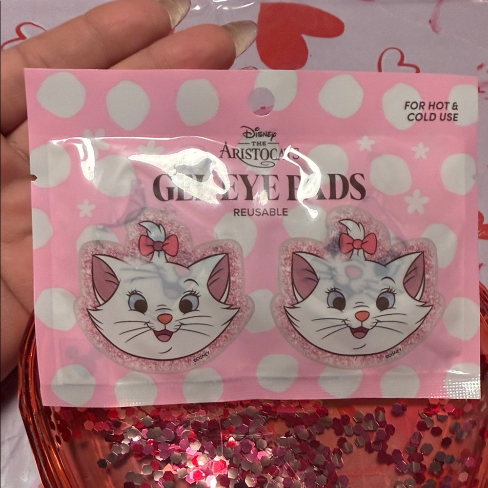 Disney Aristocats Marie Pink Gel Eye Pads
